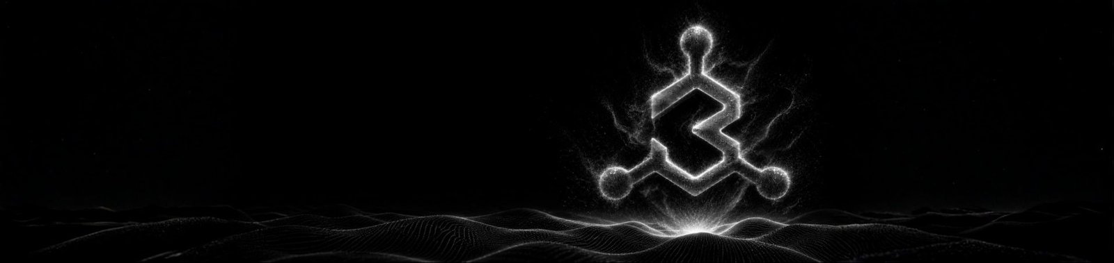 3 node Solutions node symbol over a data mesh